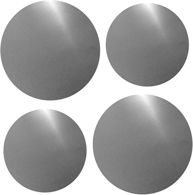 Kerixi Electric Stove Burner Covers Range Top For Expanding Counter Space Stovetop Decor (Silvery)