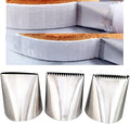 Piping Tips For Cake Decorating, Stainless Steel Icing Piping Nozzles For Pastry Fondant Decorating Tools (C)