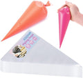 12 Inch - 200 PCS Disposable Piping Bags, Heavy Duty Anti Burst Pastry Bags | Bump Non-slip Design for Cupcakes, Cookies, Candy Pastry and Durable Baking Kit (Thickened)