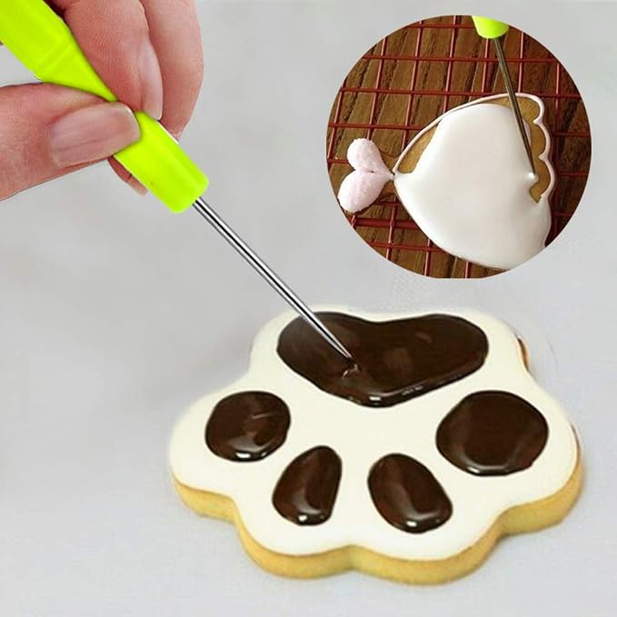 Tipless Piping Bags - 100pcs 12-Inch Disposable Piping Pastry Bag for Royal Icing/Cookies Decorating - Best Frosting Icing Bags Cookie/Cake Decorating Tools - Bonus 2 Clips &1 Scriber Needle