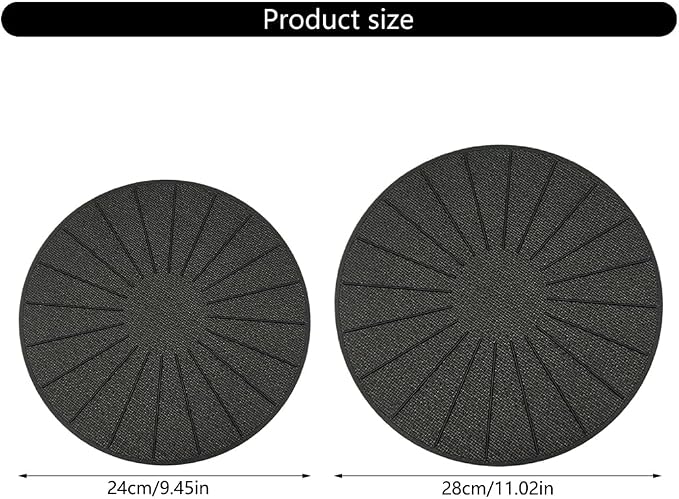 Induction Cooktop Mat, Silicone Fiberglass Scratch Protector, 9 Inch Silicone Induction Cooktop Protect Mat, Non Slip Pads for MagneticStove (S)