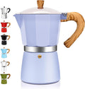 3 Cup Aluminum Espresso Stovetop Moka Pot Express Coffee Maker Percolator Italian Classic Mocha Coffee Machine for Italian and Cuban Cafe Brewing for Home & Camping 150ml 5oz