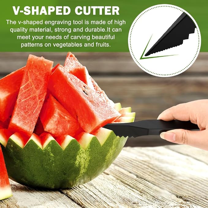 Kitchen Spiral Cutter and V-Shaped Tools with peeler, Spiral Potato Cutter V-Shape Carving Tool Vegetable Spiralizer Manual Screw Peeler for Veggies Cucumber