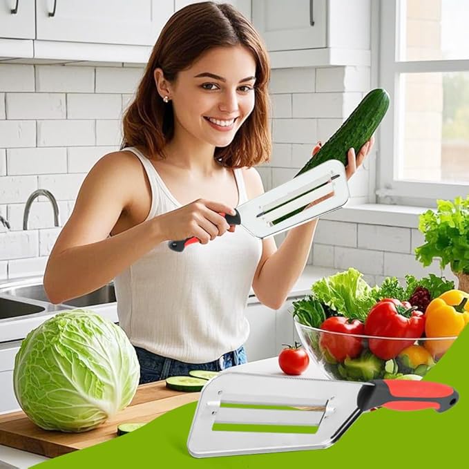 Cabbage Shredder Lettuce Chopper-Lettuces Shredder- Cabbage-Chopper-Shredders,Stainless Steel Kitchen Knife for Sauerkraut-Cabbages-Cutter-Lettuce-Cutter, for Sauerkraut, Coleslaw