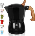 3 Cup Aluminum Espresso Stovetop Moka Pot Express Coffee Maker Percolator Italian Classic Mocha Coffee Machine for Italian and Cuban Cafe Brewing for Home & Camping 150ml 5oz