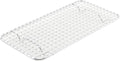 Winco Pan Grate, 5-Inch by 10 1/2-Inch,Chrome, Third Size | Foodservice, Great for Steam Tables, Buffets and Food Preparation
