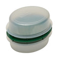 LEM Products Batter Bowl with Lid, Plastic, Translucent and Green | Mess-Free Meat Prep Bowl, Shake to Season Food, Great for Breading, Seasoning, Flour, Chicken, Meat, Seafood, Vegetables