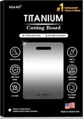 Titanium Cutting Board for Kitchen, 18"x12" | 100% Pure Titanium, Double Sided, Food Grade, Perfect for Sushi, Meat, Vegetables & Meal Prep, Easy To Clean