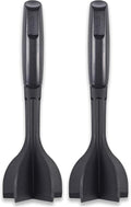 GoodCook Heat-Resistant Nylon Ground Meat Choppers with 5-Blade Heads, Ground Beef and Turkey Mixers and Choppers, Set of 2, Black