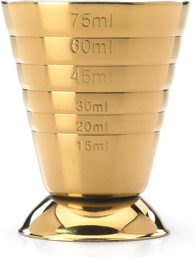 Barfly Drink Measure, 2.5 oz, Gold