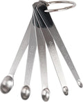 1Pack Small Measuring Spoon Set with Black Silicone Grip | Food-Grade Stainless Steel, High Precision, Dishwasher-Safe, Easy-Read Markings, Multi-Purpose, Lightweight & Durable