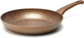 Innerwell 9.5-Inch Nonstick Frying Pan Small Egg Pan Skillet | Even Heating All Stove Compatible, PFOA PFOS Free, Granite Stone Cookware Skillet, Healthy and Non Toxic, Gold