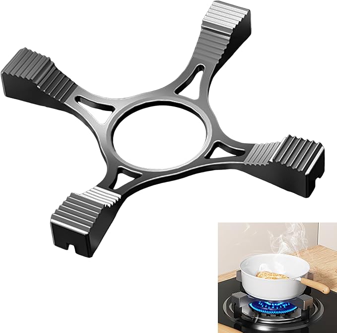 Cast Iron Wok Support Ring Stand Burner Ring for Gas Stove Rack Moka Coffee Pot Holder Anti-skid for 4 claws racks or grates