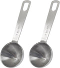 2Pcs 4/3 Tbsp Stainless Steel Measuring Spoons | 4/3 Tbsp | 4 Tsp | 20 Ml | 20 Cc, Metal, For Coffee Powder, For Grains, For Loose Tea