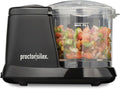 Proctor Silex Durable Electric Vegetable Chopper & Mini Food Processor | 1.5 Cup Bowl | Pulse Speed Control For Chopping, Puree & Emulsify | Stainless Steel Blades | Dishwasher Safe | Black | 72507J