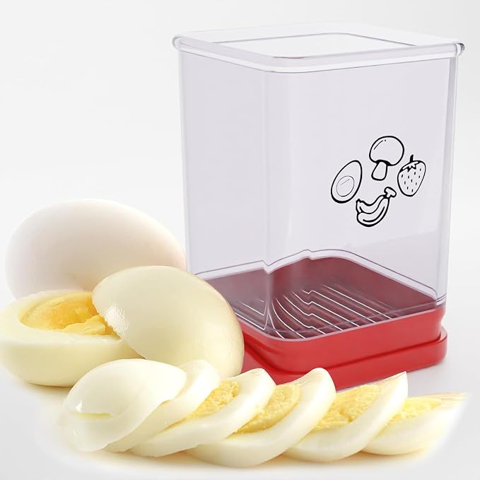 2 PCS Fruit Slicer Cup, Speed Cutter for Strawberry Banana Grape Boiled Egg | Stainless Steel Vegetable Cutting Tool Portable Slicing Kitchen Gadget