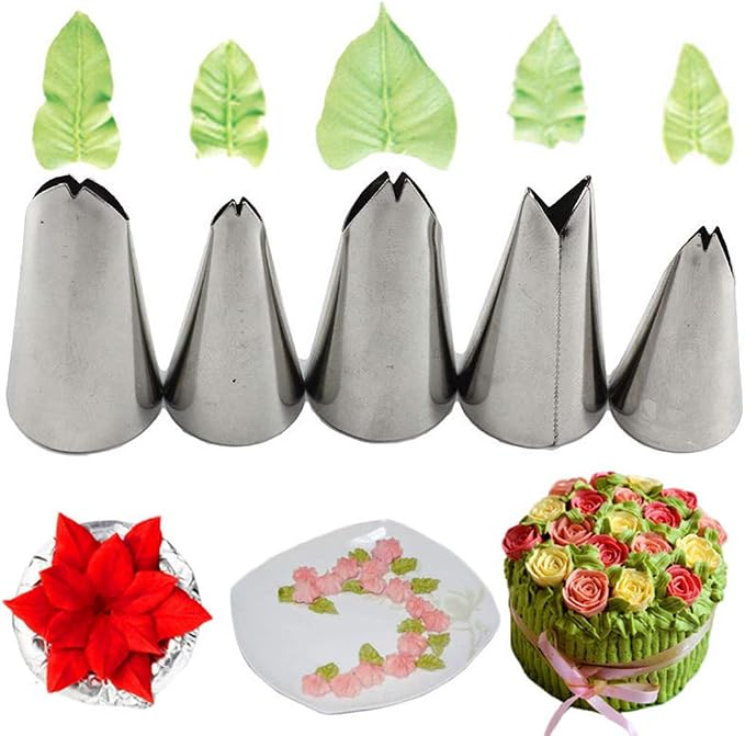 Symphony Wire Tips, Stainless Steel Icing Piping Nozzles For Pastry Fondant Tools (MIXED)