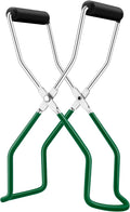 Canning Jar Lifter, Canning Tongs Jar Lifter, Canning Tools, Canning Supplies for Home Kitchen, Stainless Steel, Green