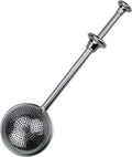 Powder Sugar Shaker Sifter Duster Baker's Dusting Wand Dispenser for Flour Spices Sugar Tea Strainer Steeper Tea Balls for Loose Tea