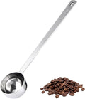 U-Taste Coffee Scoop 2 Tablespoon: 18/8 Stainless Steel Measuring Scooper for Ground Coffee, Bean, Powder, Espresso, 6.9in Long Handle Metal Meaure Spoon for Canister, Jar (2Tbsp/30ml, Silver) | 18/8 Stainless Steel Tablespoon Scoop, Long Metal Coffee ...