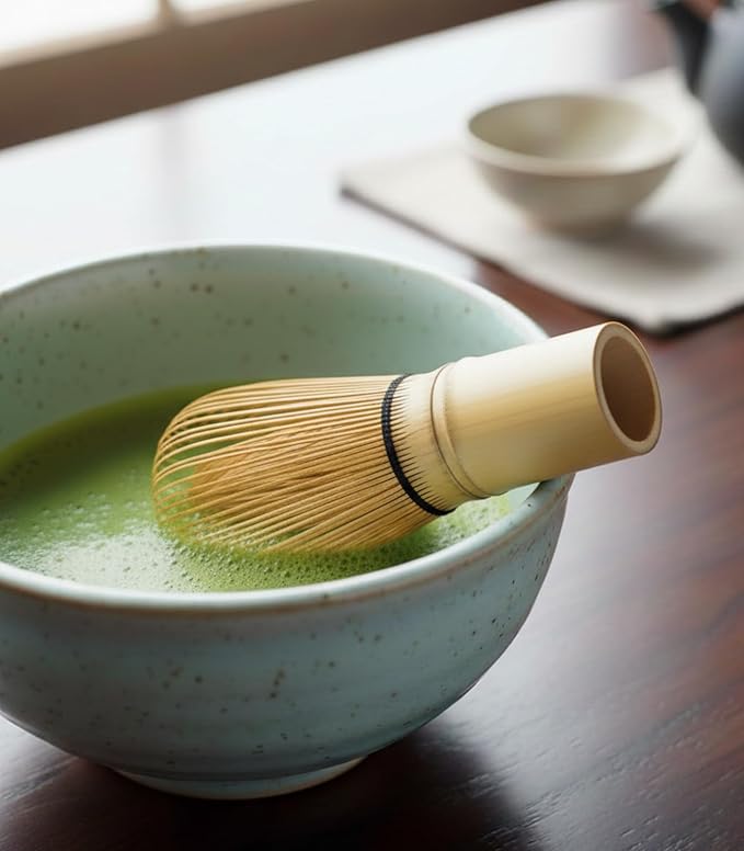 Matcha Whisk 2-Pack - Handcrafted Bamboo Chasen Set, 100-Prong Traditional Japanese Stirrer for Authentic Matcha Tea Preparation