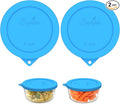 SOPHICO 2 Cup Silicone Lids Replacement for Pyrex & Anchor Hocking 7200-PC | Food Grade Silicone, Leakproof、Airtight Lids, Dishwasher Microwave Safe