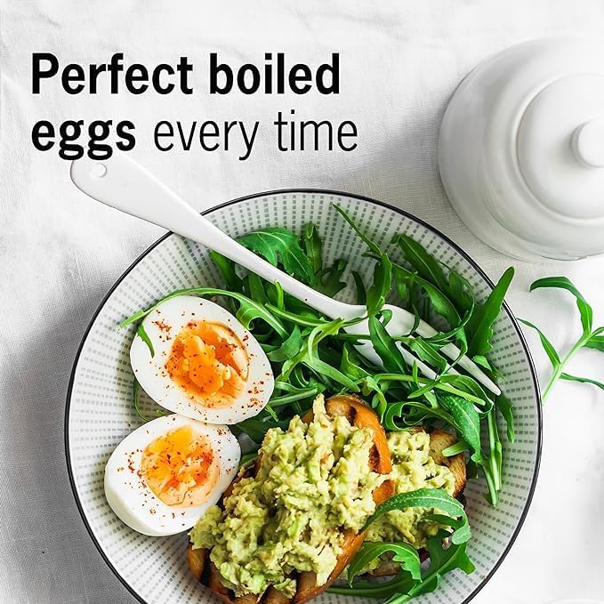 BeepEgg Basic Turquoise – Egg Timer for Boiling Eggs – Musical Egg Cooker for Soft, Medium, Hard Eggs – Food Safe – Singing Floating Egg Timer – Egg Cooker for 3 Levels of Doneness - Brainstream
