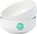 DANALLAN Salad Bowl, 2Pcs Mixing Bowls Set 8 inch 60 oz Large Ceramic Pasta Serving Soup Ramen Bowl for Kitchen Dishwasher and Microwave Safe
