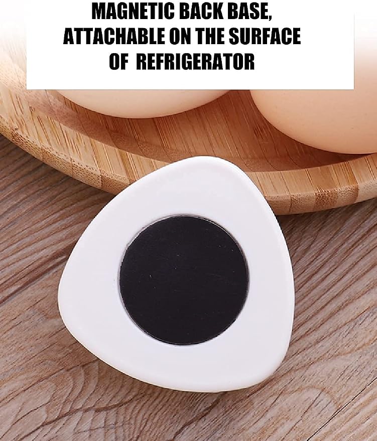 Jawbush Magnet Egg Piercer for Raw Eggs, with Magnetic Base and Safety Lock, Hard Boiled Egg Peeler, Egg Pricker to Get a Good Hard Boiled Egg