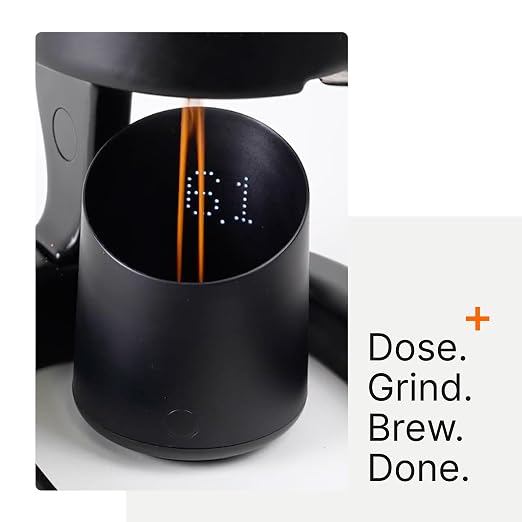 Subminimal SubScale Digital Dosing Cup with LED Display - Black | Sleek & precise scale, dosing cup accessories, measures coffee grounds for espresso
