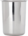 Winco 1.25 qt Stainless Steel Bain Marie | Bent rim, Great for Hot Holding, Soups, Sauces and Steam Tables