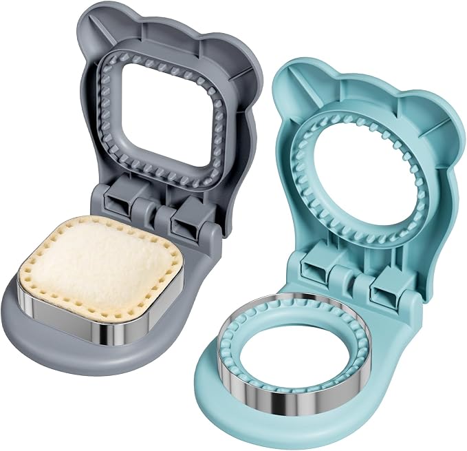 Sandwich Cutters for Kids Lunch, Breakfast Crustless Sandwich Maker | Sandwich Cutter and Sealer Circle Cookie Cutter Bread Decruster Lunch Box Accessories for Kids Children Adults