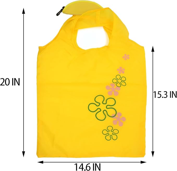 10PCS Fruits Reusable Grocery Shopping Tote Bags Folding Pouch Storage | Reusable Grocery Bags Foldable Machine Washable Reusable Shopping Bags,Lightweight Polyester Fabric