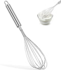 Multifunction cake salad hand tools thicken metal Whisk brass egg gold whisks for cooking steel wire gilded Whisk Kitchenware multipurpose cooking supplies (Silver)