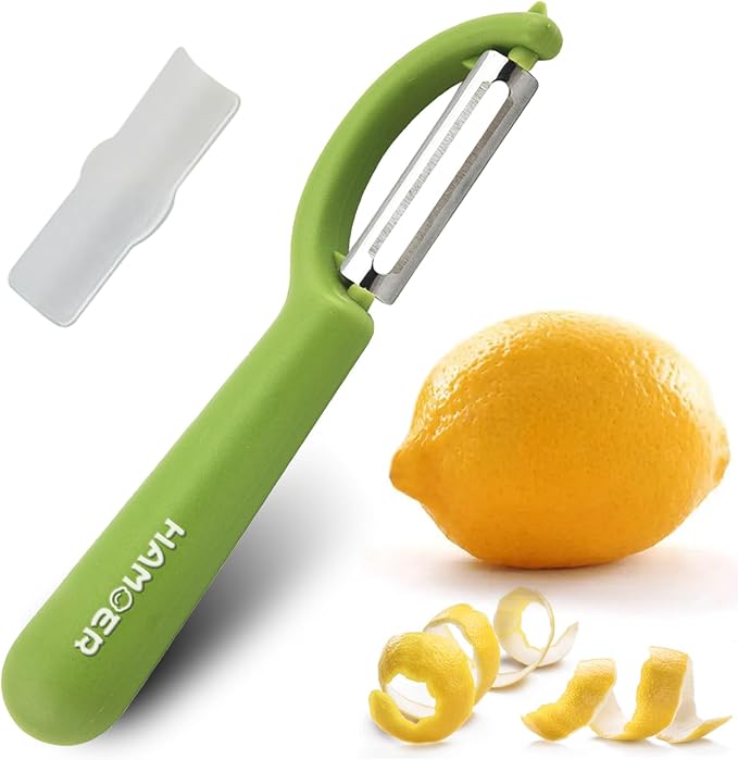 Vegetable Fruit Swivel Peeler Good Grips Handle Easy to Clean | Modern minimalist ergonomic handle,Simple structure,Multifunctional,Cartorya peeler,Blade guard