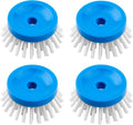 MR.SIGA Soap Dispensing Palm Brush Refill, Pack of 4 | Non-scratch, safe for non-stick cookware
