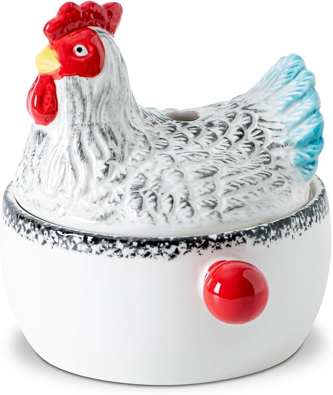 Chicken Shaped Ceramic Wave Microwave Cooker Hen Shaped Stone Wave Microwave Cooker Microwave Egg Cooker Multi-Functional Microwave Steamer & Pasta Cooker Casserole Saucepan Stew Cooker