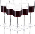 Ciaell 12 Pack Clear Plastic Wine Glasses - 14Oz Plastic Wine Glasses with Stem - Disposable Stemmed Wine Glass for Parties & Weddings & Outdoor | 14 oz Clear Stemmed Cups, Heavy Duty Plastic, Wine Champagne Cocktails Margaritas for Parties Birthdays A...