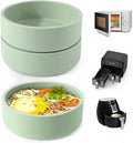 3Pcs ZHYEEDAA Air Fryer Egg Mold,Silicone Egg Molds, Individual Egg Bite Maker Reusable Egg Molds, Microwave Egg Cooker, BPA Free, Dishwasher Safe (Round3)