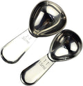 CoaGu Coffee Scoop Set: 15ml & 30ml (1Tbsp & 2Tbsp) 18/8 Stainless Steel Tablespoons for Precision Coffee Brewing and Baking