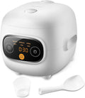 COMFEE' Mini Rice Cooker with 6-Functions, 2-Cups Uncooked Rice
