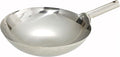 Winco 16" Welded Joint Stainless Steel Wok | Great for Stir Fry, Sauteing, Frying and Restaurant Kitchens