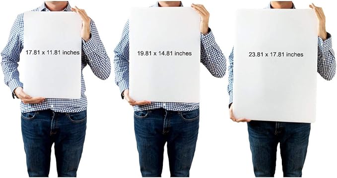 Thirteen Chefs Extra Large 24 x 18 Black Cutting Board - 1/2" Thick HDPE Plastic for Restaurants and Professional Kitchens