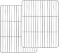 Homikit 2 Pack Cooling Racks, 12” x 9” Stainless Steel Baking Rack Set for Bacon Bread Cookies, Heavy Duty Metal Wire Oven Rack for Cooking Roasting Grilling Fit Quarter Sheet Pan, Dishwasher Safe