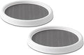 Copco Lazy Susan Turntable Organizer Set of 2, 9 Inch Rotating Cabinet and Pantry Storage, Nonslip Surface with Outer Rim, Wipe Clean