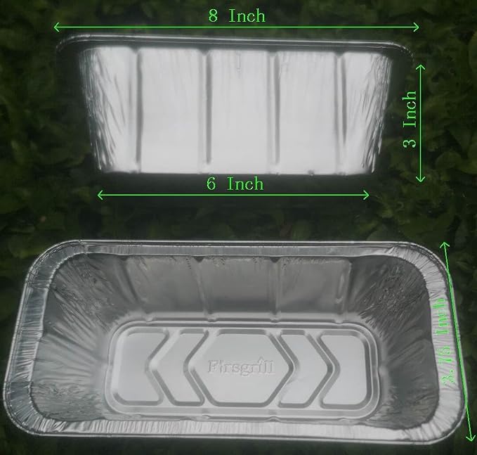 30 Pack Professional Replacement Blackstone 17"22" 28" 30"36" Aluminum Foil tray Drip Pans Griddle Grease Cup Liners 8"L x 3.75" Wx 3"D
