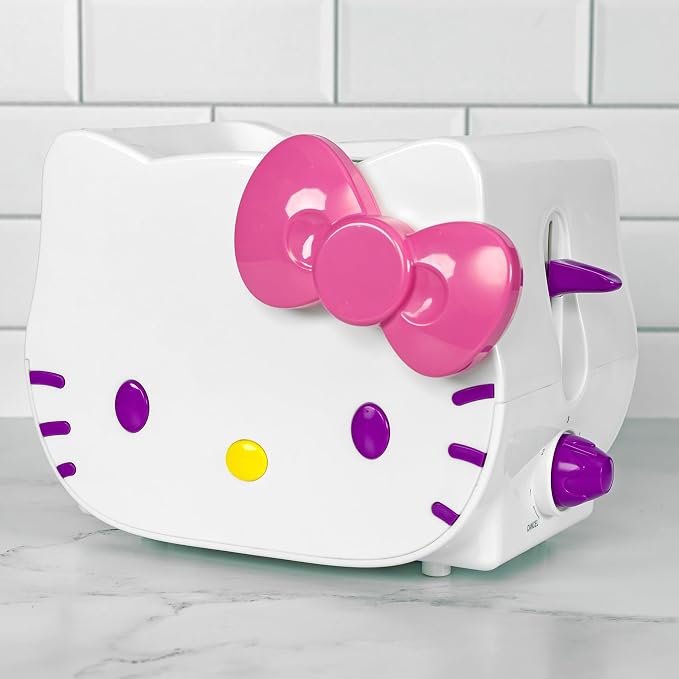 Uncanny Brands Deluxe 3D Sanrio Hello Kitty Toaster