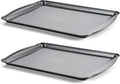 Baking Sheet Set of 2-17" x 11" x 0.5" Carbon Steel Cookie Sheet for Baking, Nonstick Baking Pan with Dual Handles, Rust & Warp Resistant, Perfect for Baking, Roasting, and More