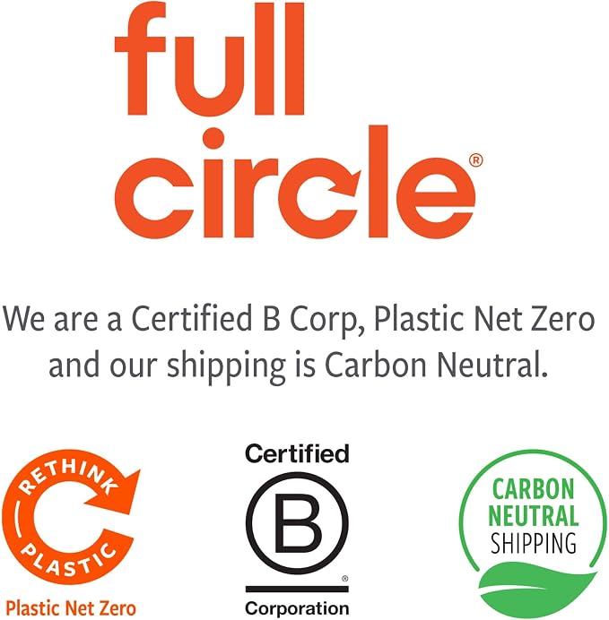 Full Circle The Ring Bamboo Produce Scrub Brush, Removes Dirt from Veggies
