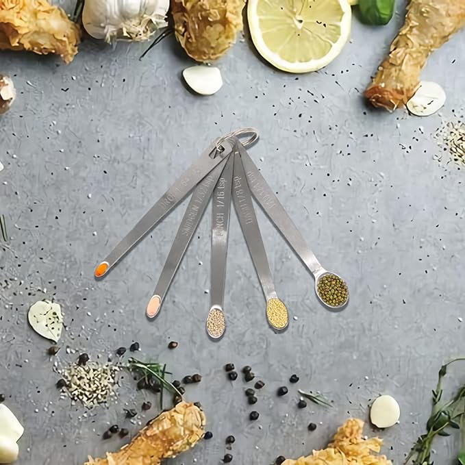 1PCS 1/8tsp(0.625ml) Mini Measuring Spoon, Small Teaspoon for Tiny Amounts | High Precision, Food-Grade, ‌Rust-Free, Dishwasher-Safe, Easy-Read Markings, Multi-Purpose, Sturdy & Durable